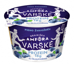 Greek style Curd with blueberry 